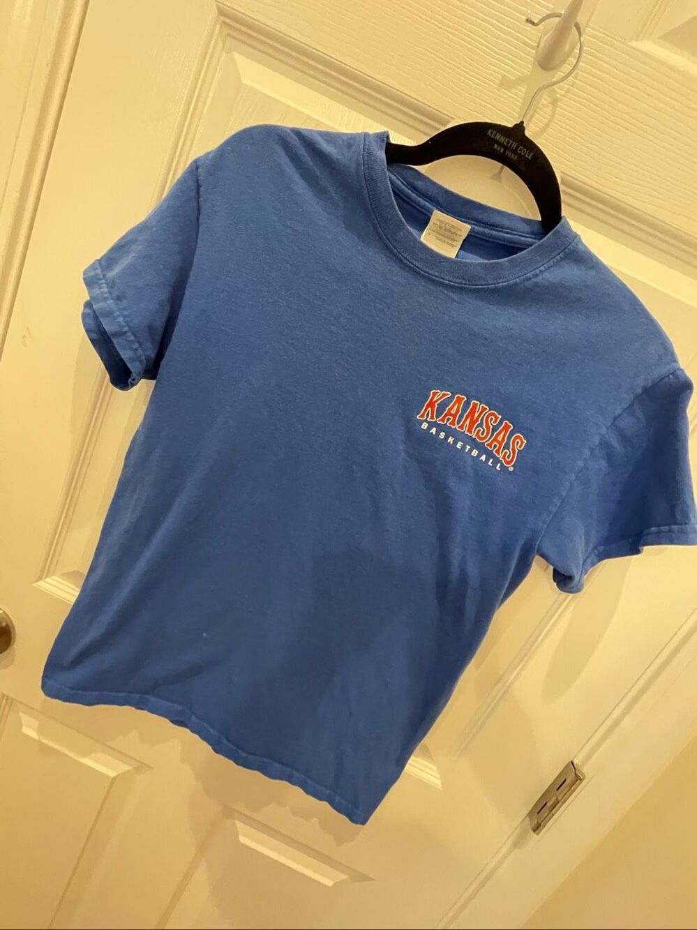 Kansas Basketball youth small t-shirt blue
